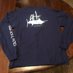 Men’s Guy Harvey Long Sleeve T-Shirt Size Large